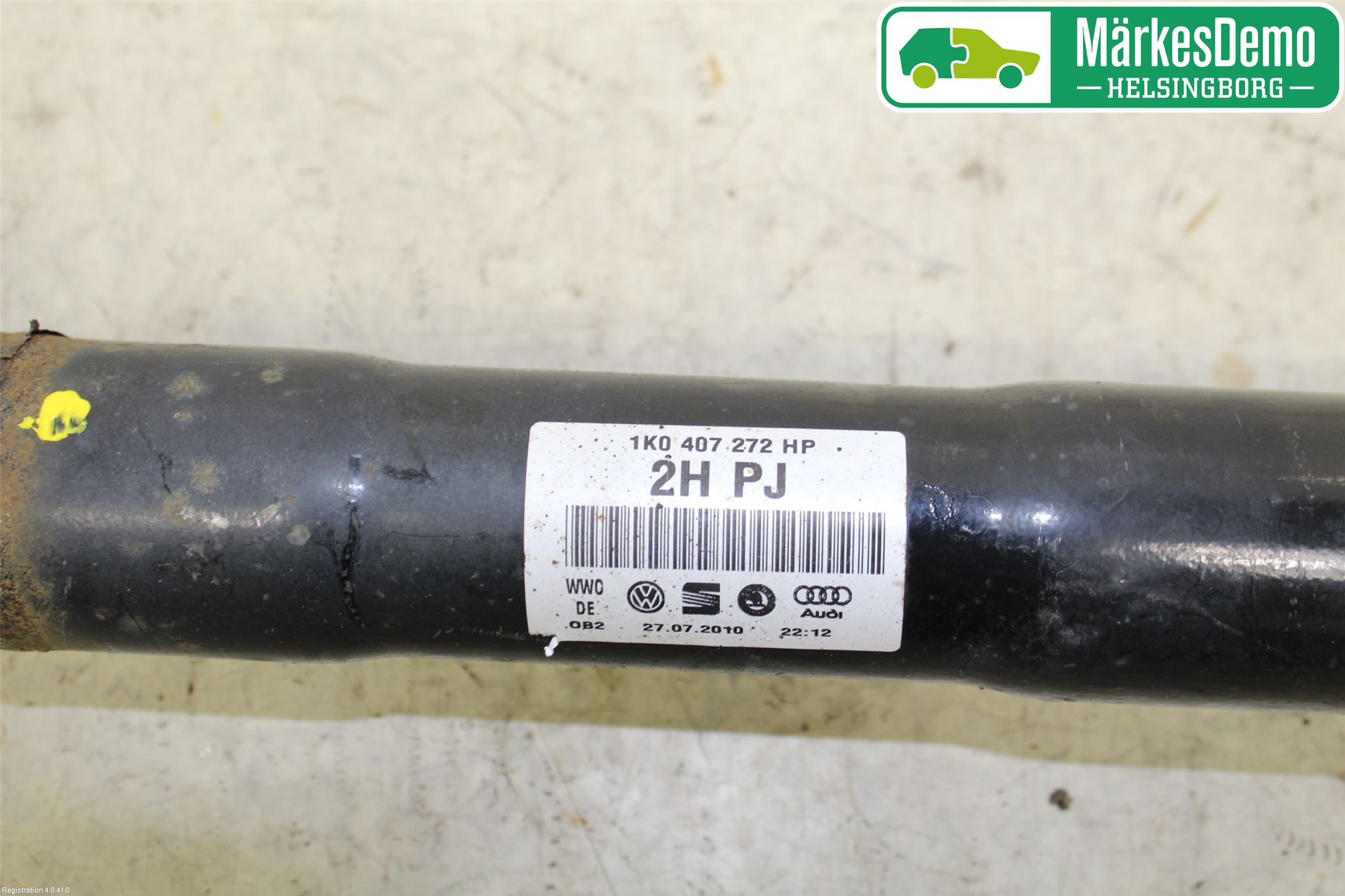 Volkswagen VW GOLF VI 09-13 Drivaxel Fram Höger