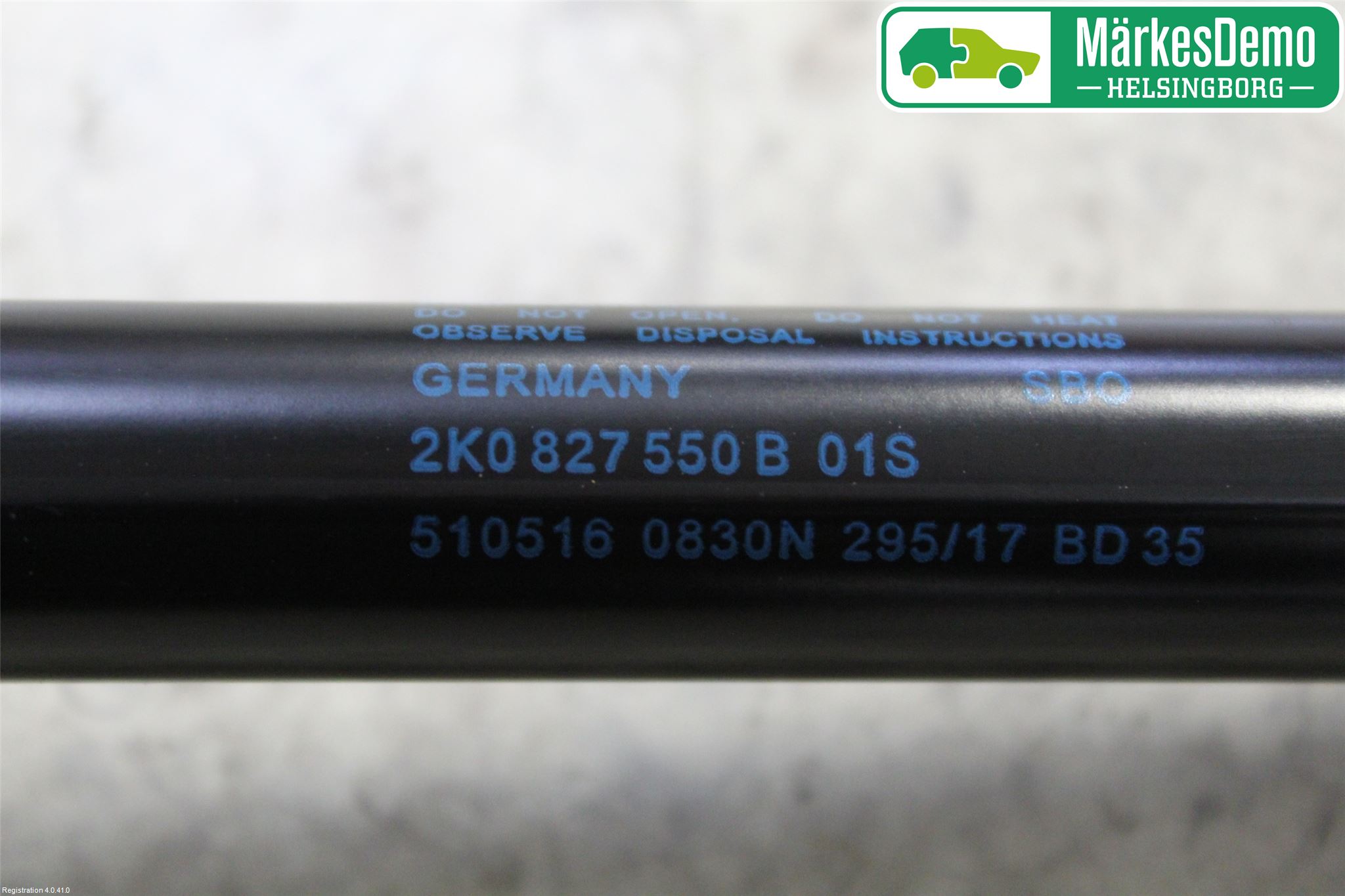 Volkswagen VW CADDY 16-20 Gasfjäder Baklucka