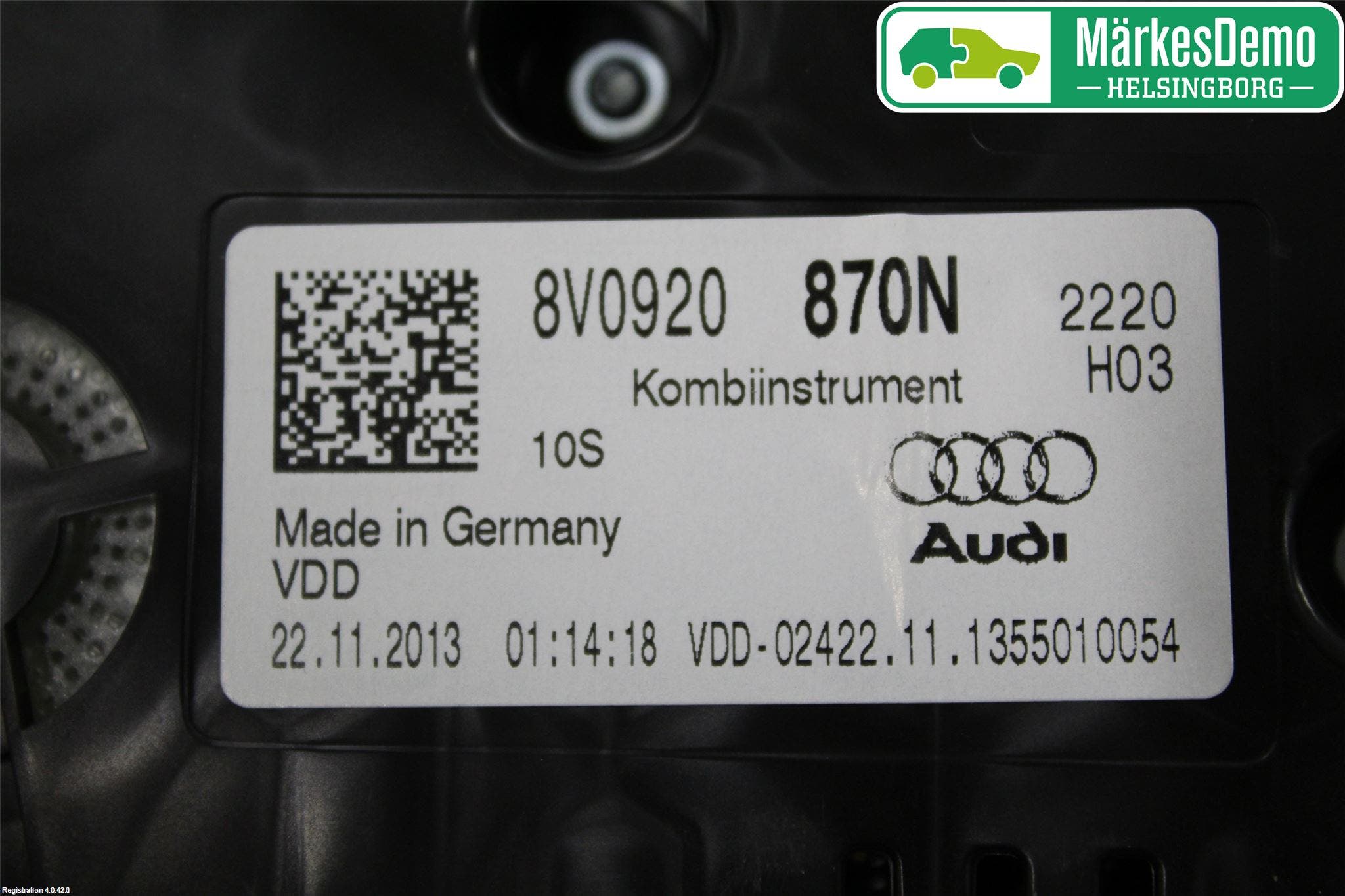 Audi A3/S3 8V 13-20 Instrument Komb