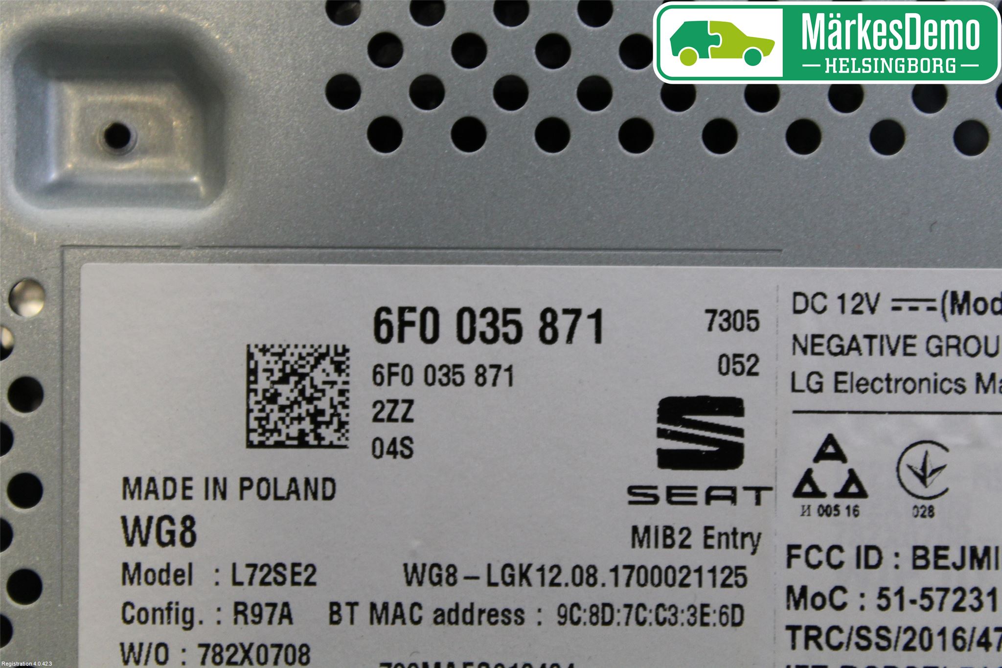 Seat IBIZA V 17-20 Radio