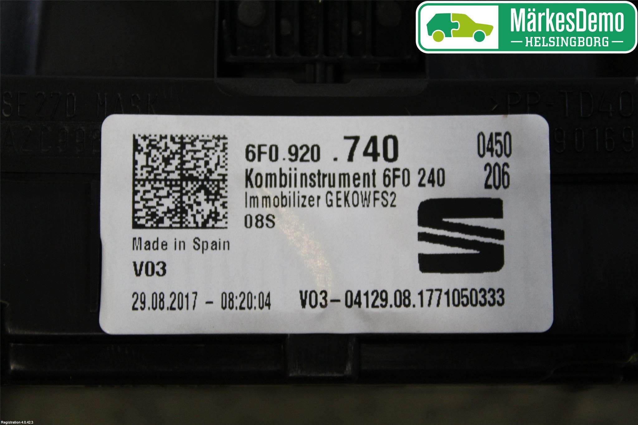 Seat IBIZA V 17-20 Instrument Komb