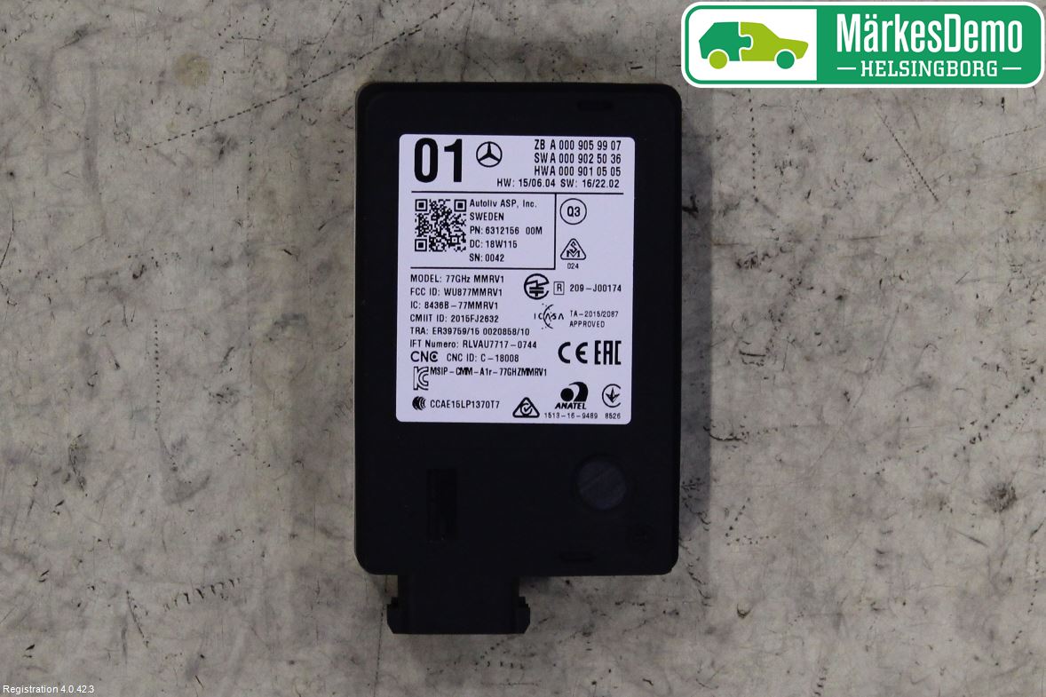 Mercedes-Benz MB E-KLASS (W213) 16-23 Sensor Aktivt Kollisionsskydd