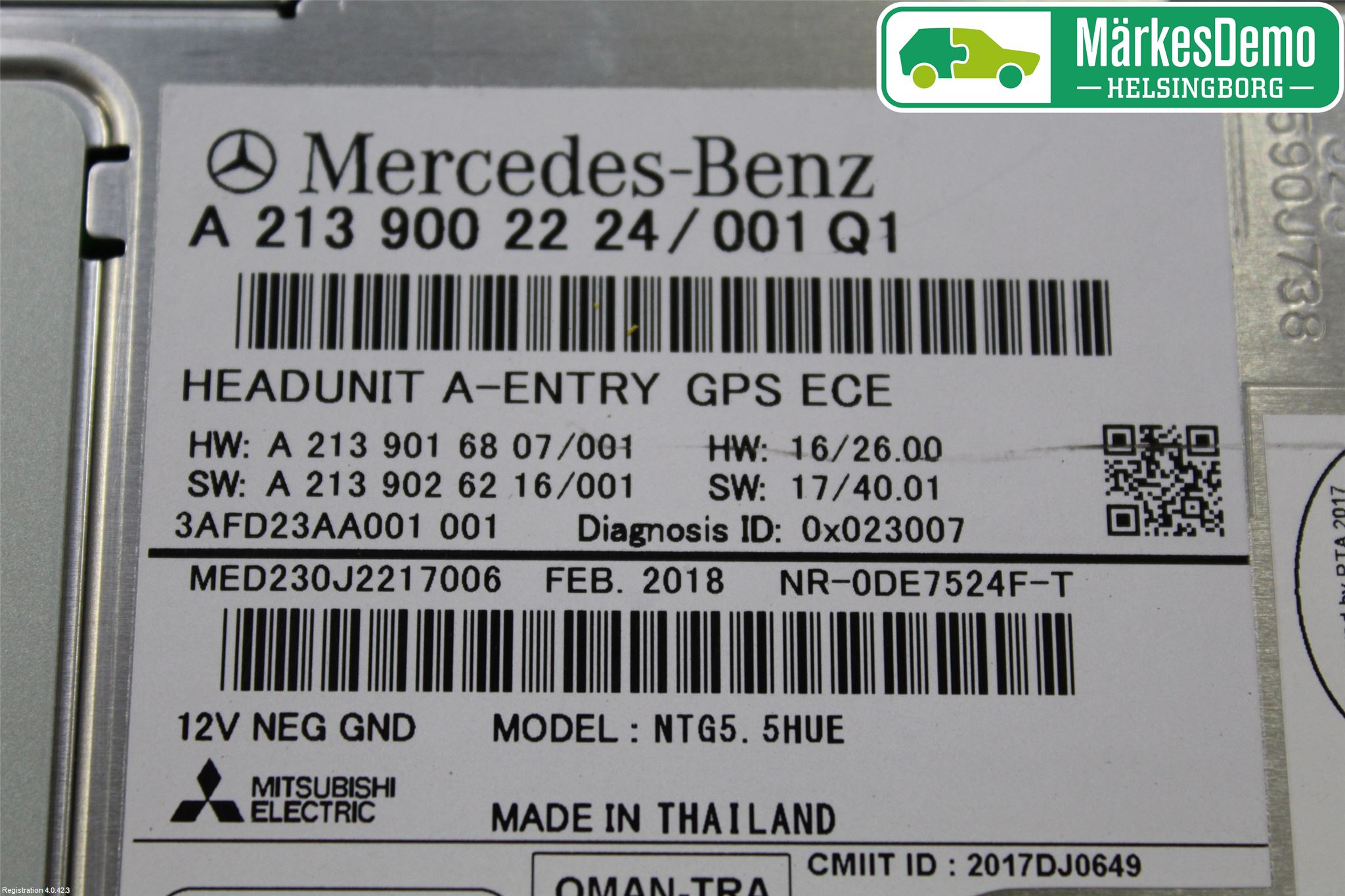 Mercedes-Benz MB E-KLASS (W213) 16-23 Radio