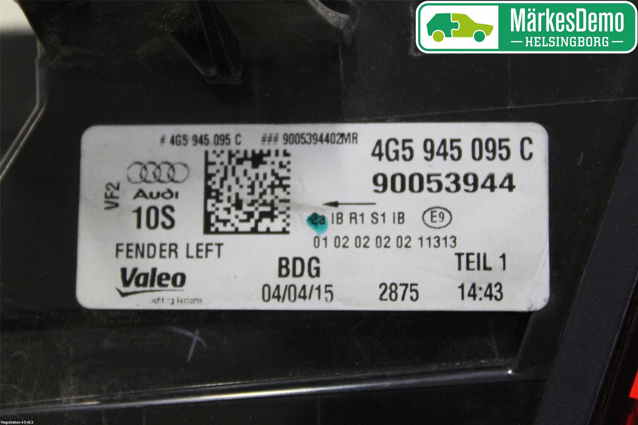 Audi A6/S6 4G 11-18 Bakljus Vänster