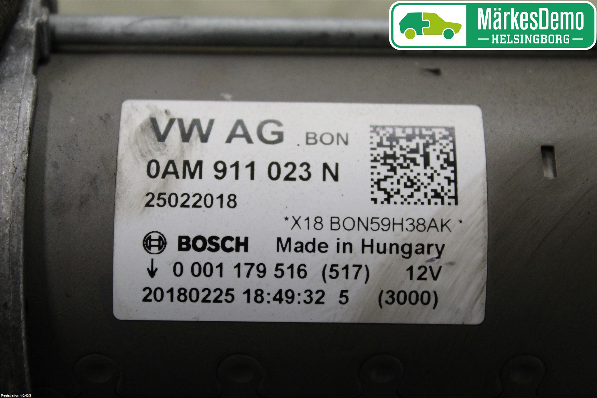 Audi A3/S3 8V 13-20 Startmotor