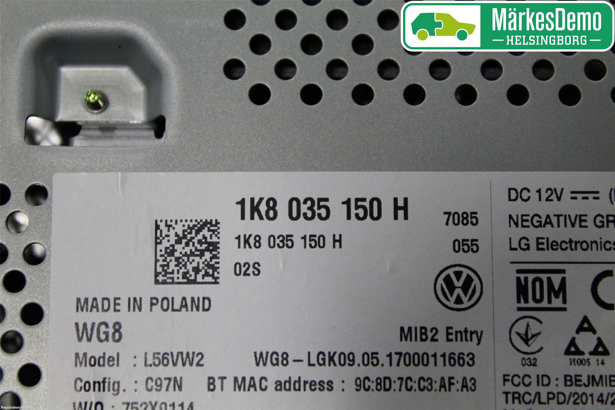 Volkswagen VW TRANSP/CARAVELLE (T6) 16-22 Cd Radio - Multimediapanel