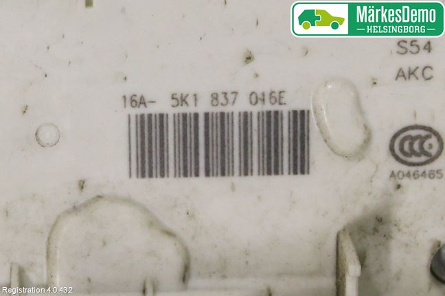 Volkswagen VW CADDY 16-20 Centrallåsmotor Höger