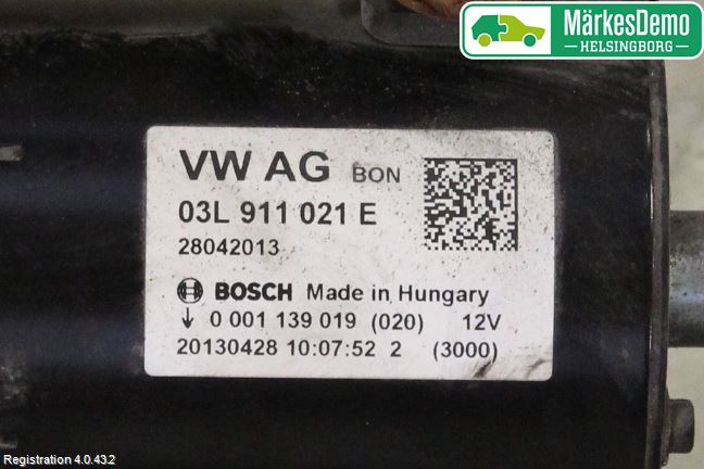 Audi A5 07-16 Startmotor Diesel