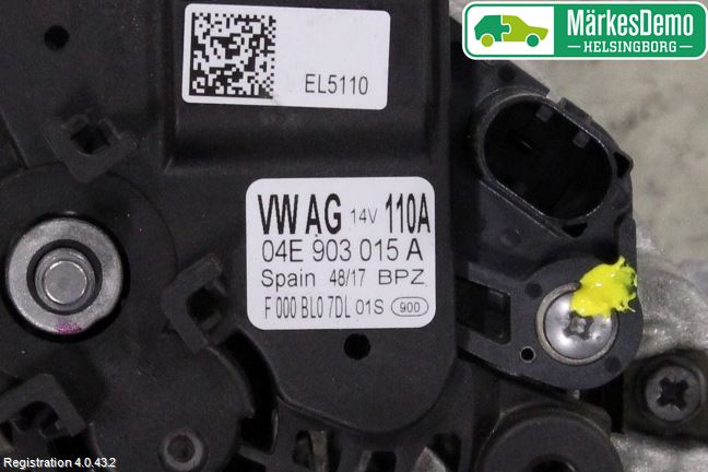 Volkswagen VW POLO VI 18->> Generator