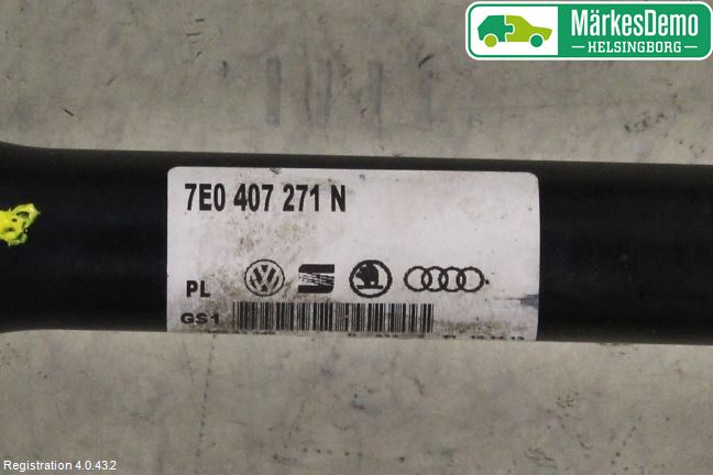 Volkswagen VW TRANSP/CARAVELLE (T5) 04-15 Drivaxel Fram Vänster