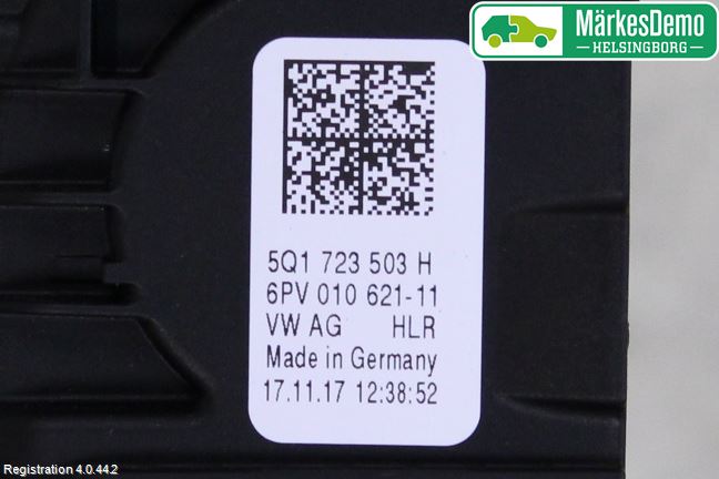 Volkswagen VW GOLF / E-GOLF VII 13-20 Gaspedal