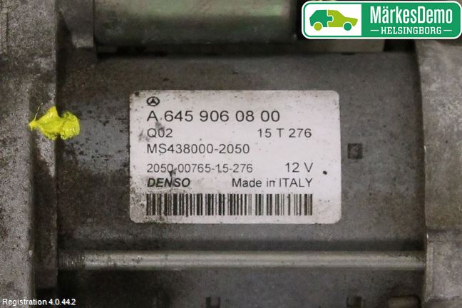 Mercedes-Benz MB CLA-KLASS (C117/X117) 13-19 Startmotor Diesel
