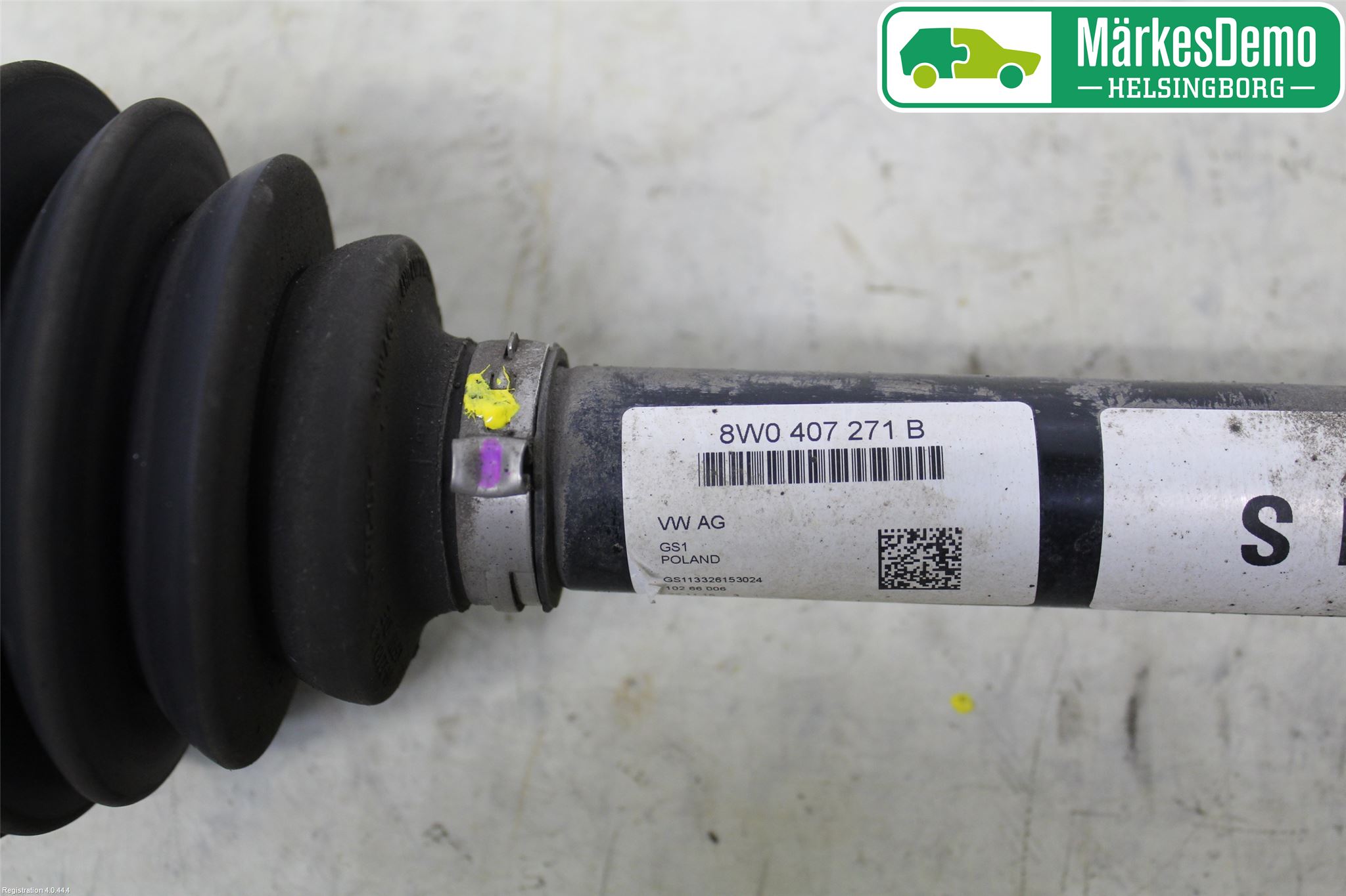Audi A4/S4 B9 16-19 Drivaxel Fram Vänster