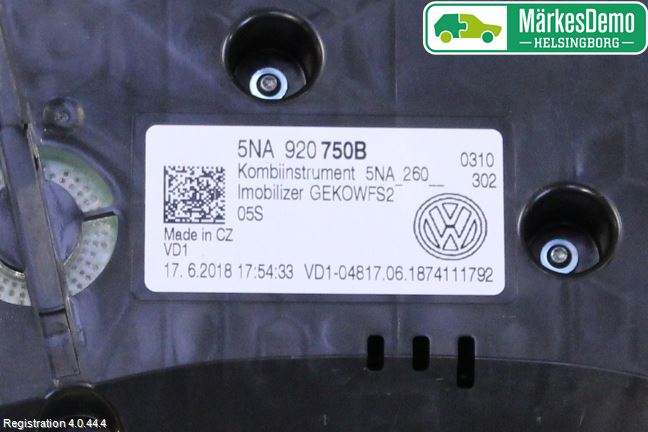 Volkswagen VW TIGUAN 16-24 Instrument Komb