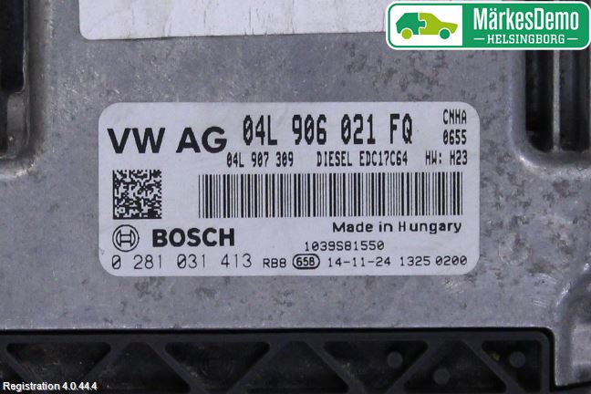 Audi A6/S6 4G 11-18 Styrenhet Inspump Diesel