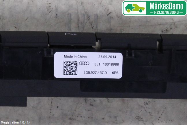 Audi A6/S6 4G 11-18 Strömställare Multifunktion