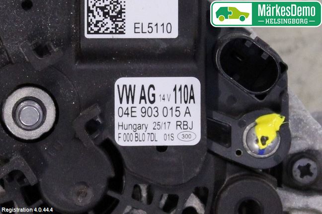 Skoda FABIA 15-21 Generator