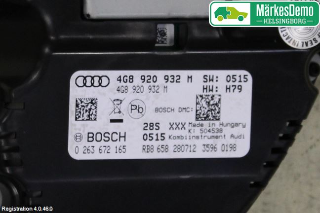 Audi A6/S6 4G 11-18 Instrument Komb
