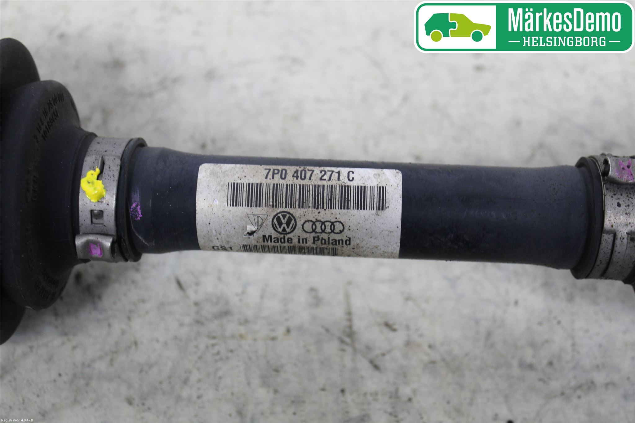 Audi Q7/SQ7 Drivaxel Fram Vänster