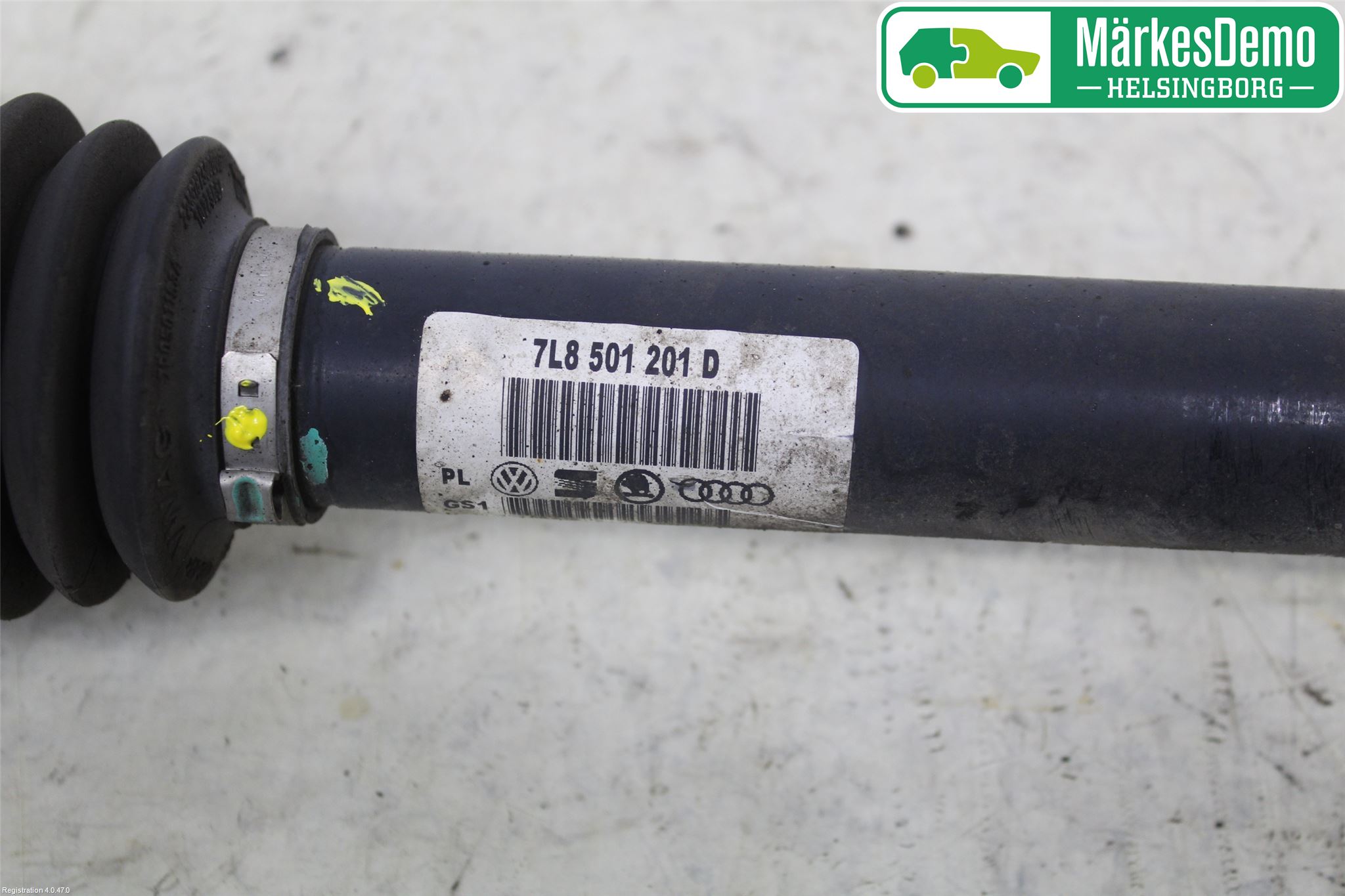 Audi Q7/SQ7 Drivaxel Bak Höger