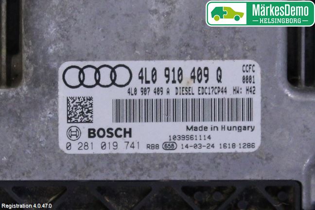 Audi Q7/SQ7 Styrenhet Inspump Diesel