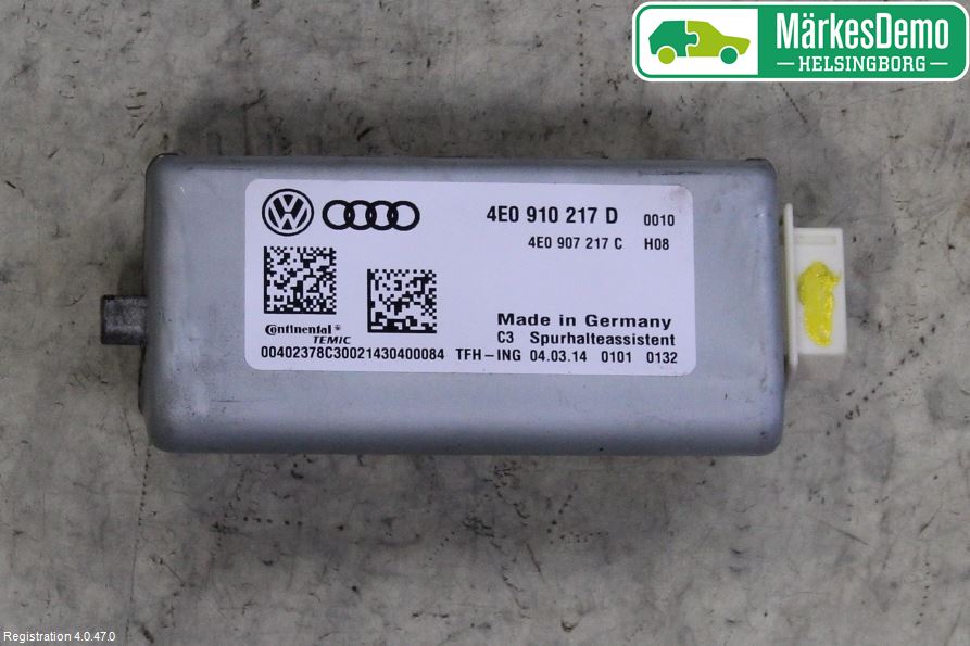 Audi Q7/SQ7 Sensor Aktivt Kollisionsskydd