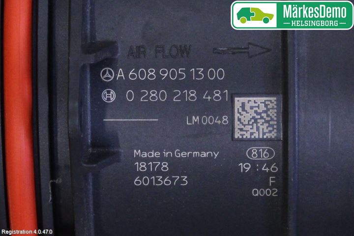 Mercedes-Benz MB A-KLASS (W177) 18- Injluftmassamätare