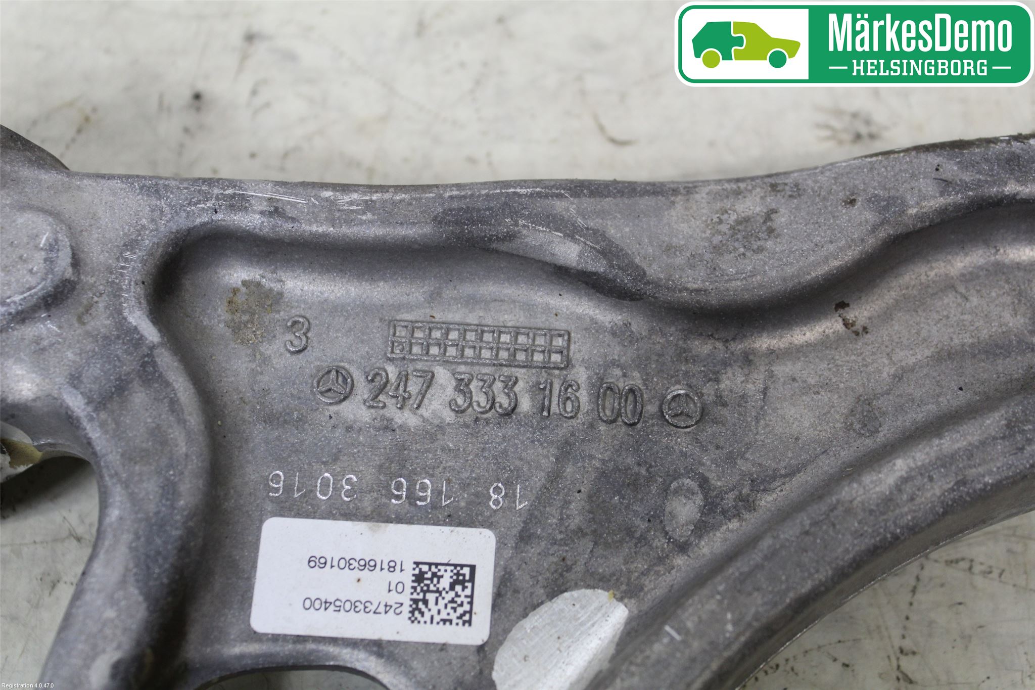 Mercedes-Benz MB A-KLASS (W177) 18- Bärarm Fram Undre Hö