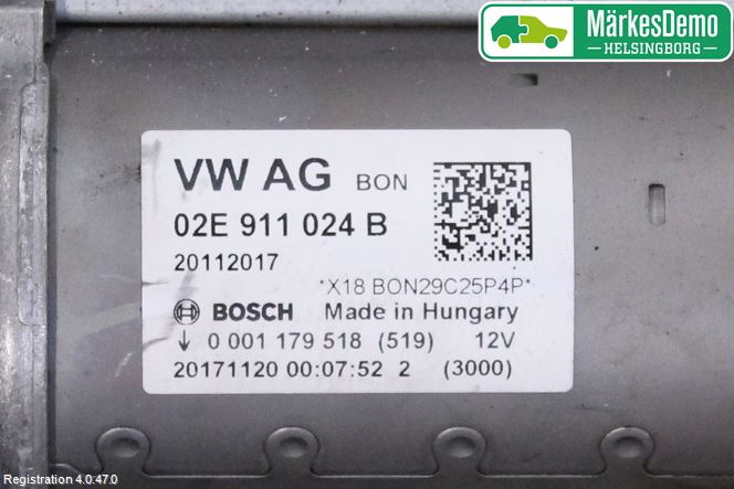 Skoda KODIAQ 17-24 Startmotor