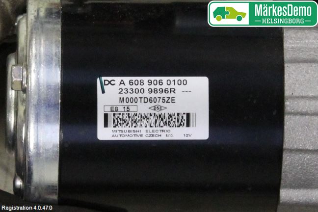 Mercedes-Benz MB A-KLASS (W177) 18- Startmotor Diesel
