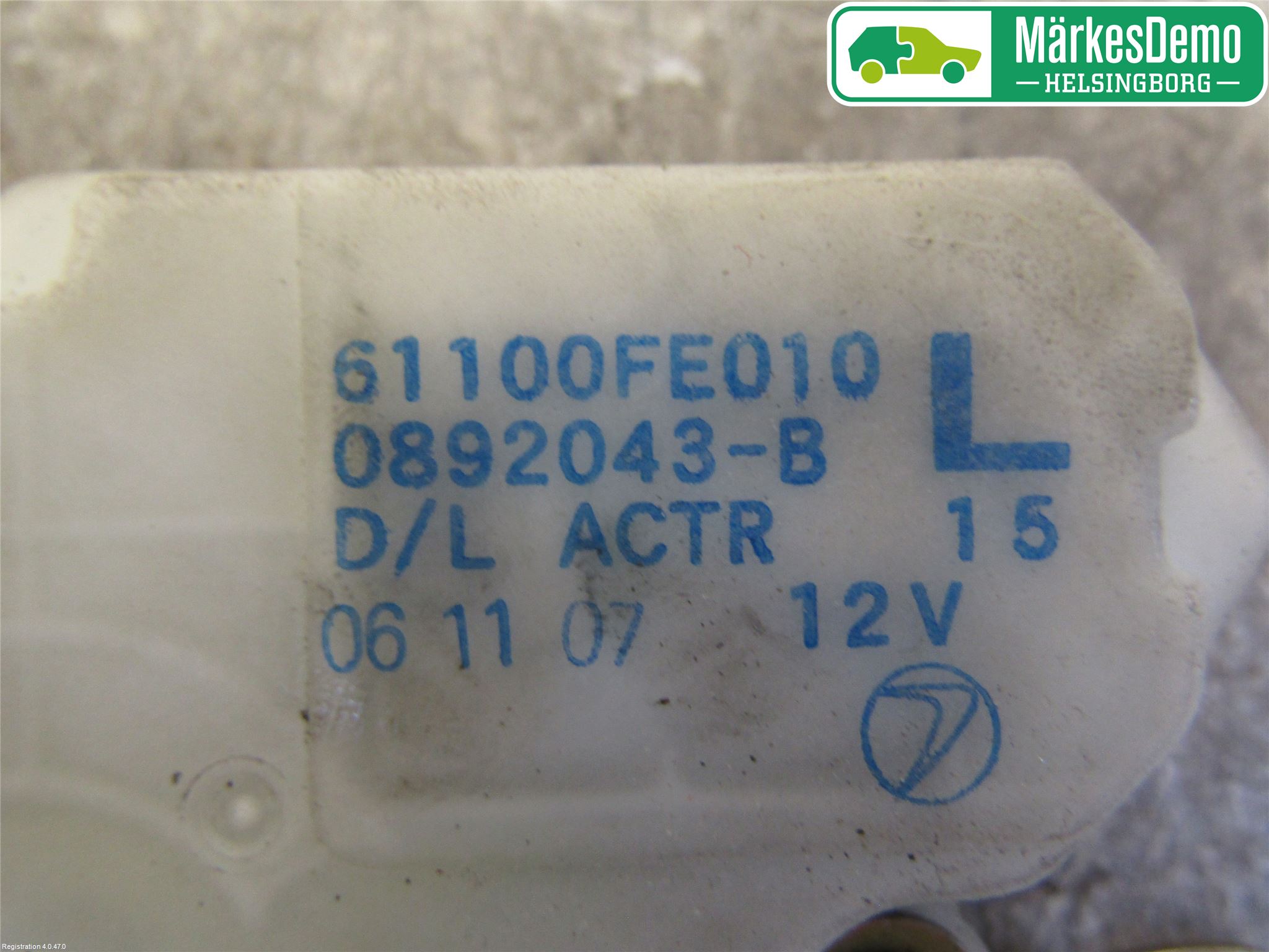 Subaru IMPREZA II  06-07 Låskista-Dörrlås