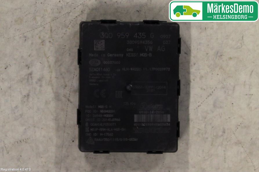 Skoda KODIAQ 17-24 Styrenhet Nyckellöst System