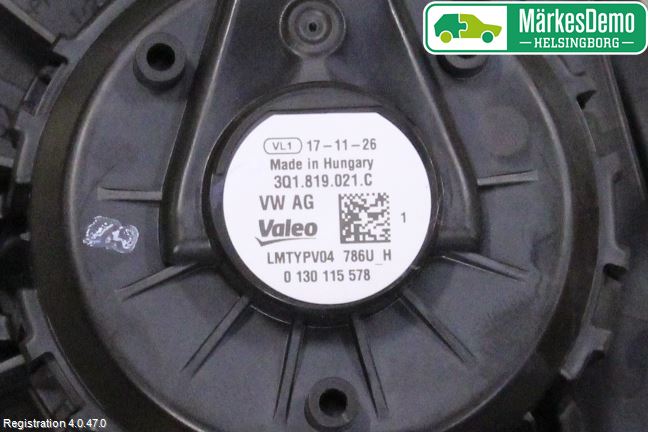 Skoda KODIAQ 17-24 Värmefläkt