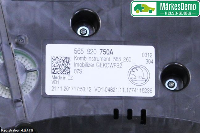 Skoda KODIAQ 17-24 Instrument Komb