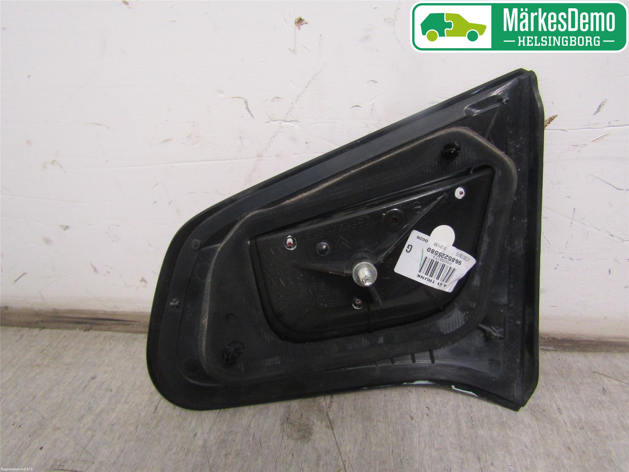 Citroen C3 10-17 Bakljus Lucka Vä