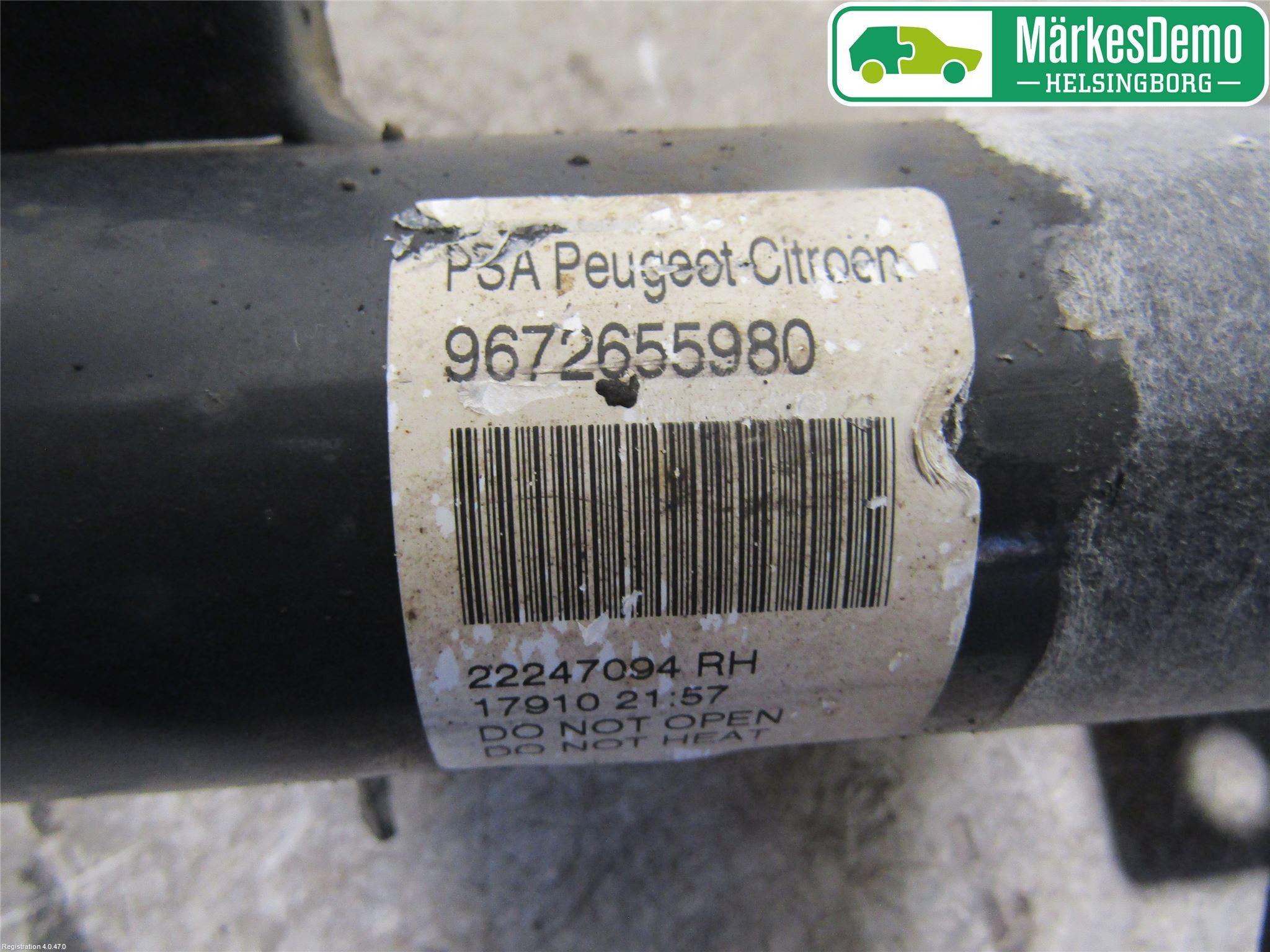 Citroen C3 10-17 Fjäderben Fram Höger