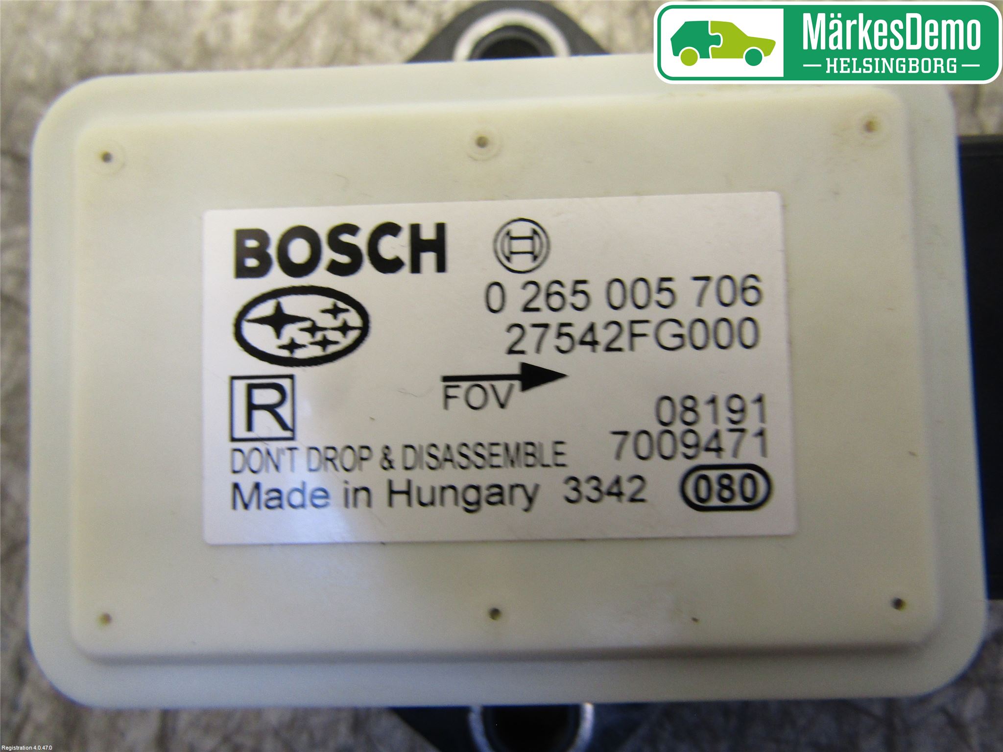 Subaru FORESTER SH  08-13 Givare Accelaration