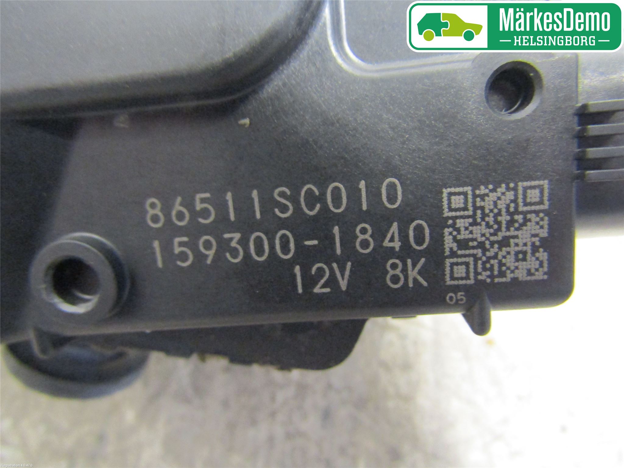 Subaru FORESTER SH  08-13 Torkarmotor Vindruta