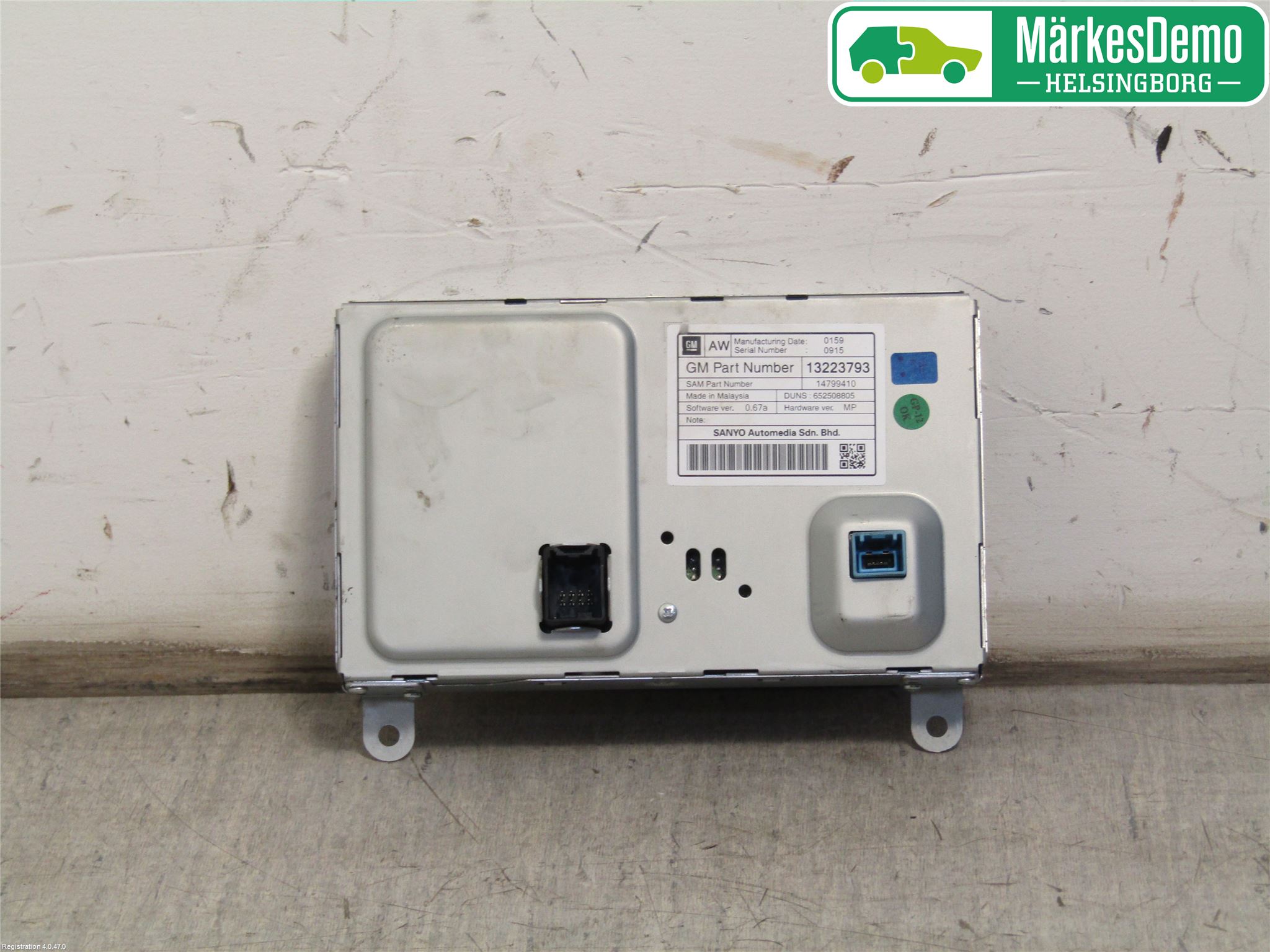 Opel INSIGNIA 09-16 Bildskärm