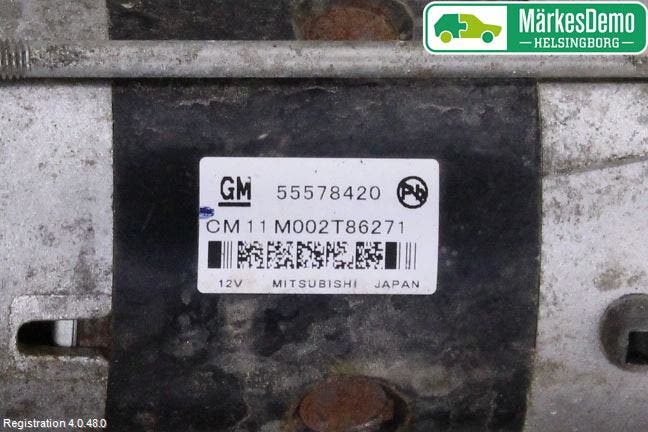 Opel ASTRA J 10-15 Startmotor Diesel