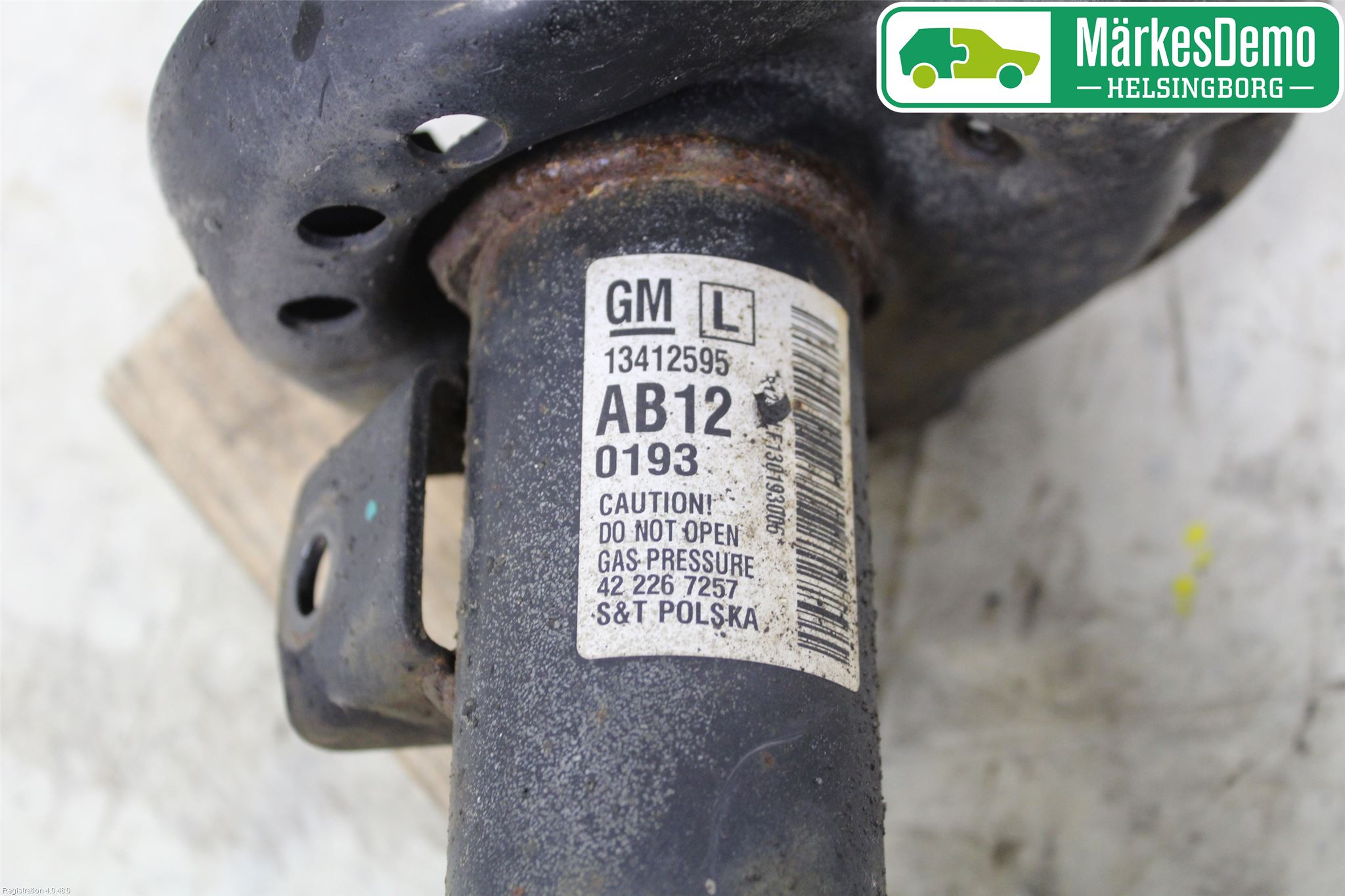 Opel ASTRA J 10-15 Fjäderben Fram Vänster