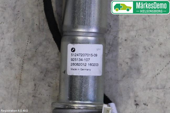 BMW 5 F10/F11/F18 09-17 Bakluckeöppnare Automatisk