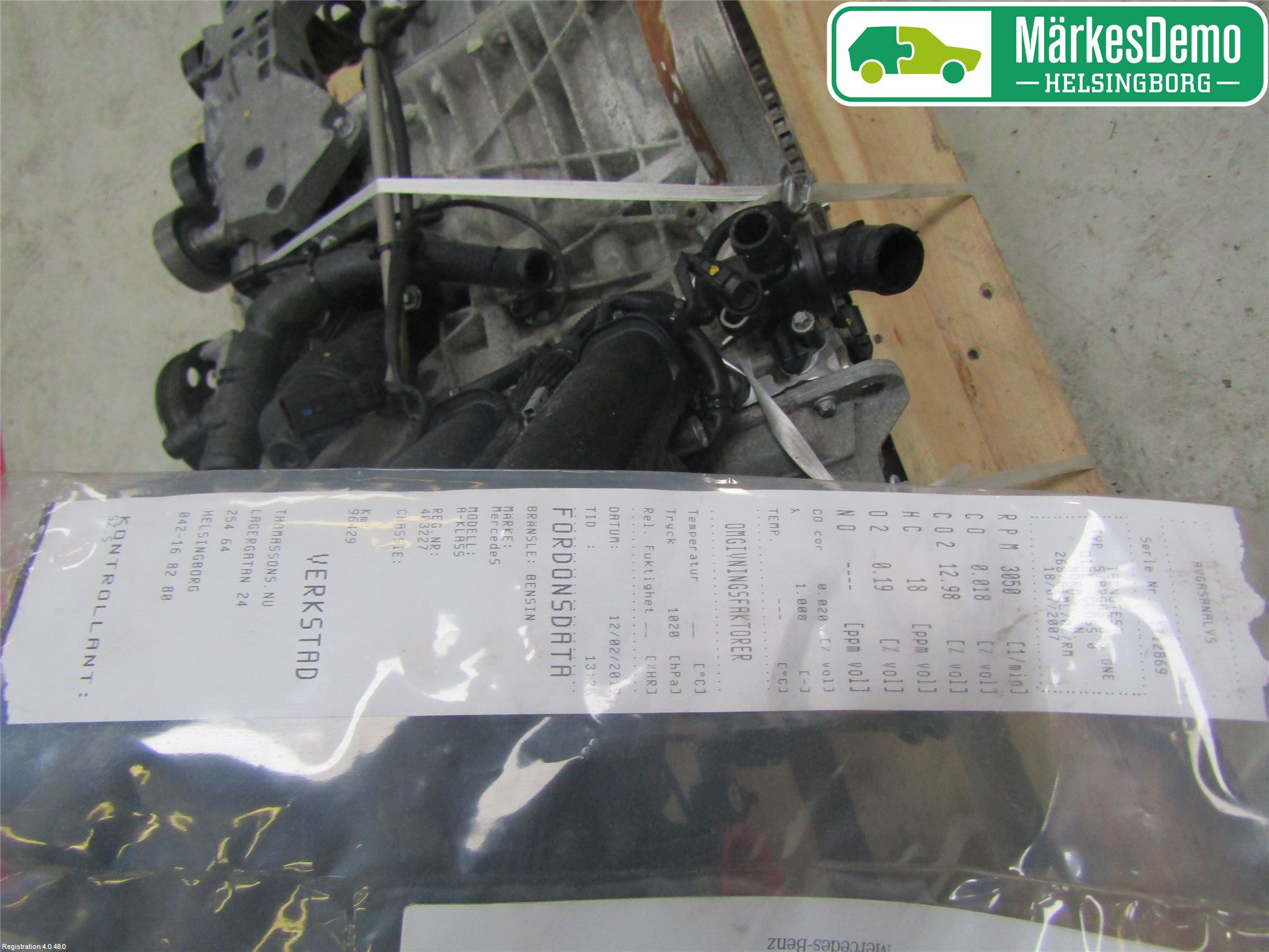 Mercedes-Benz MB A-KLASS (W169) 04-12 Motor Bensin