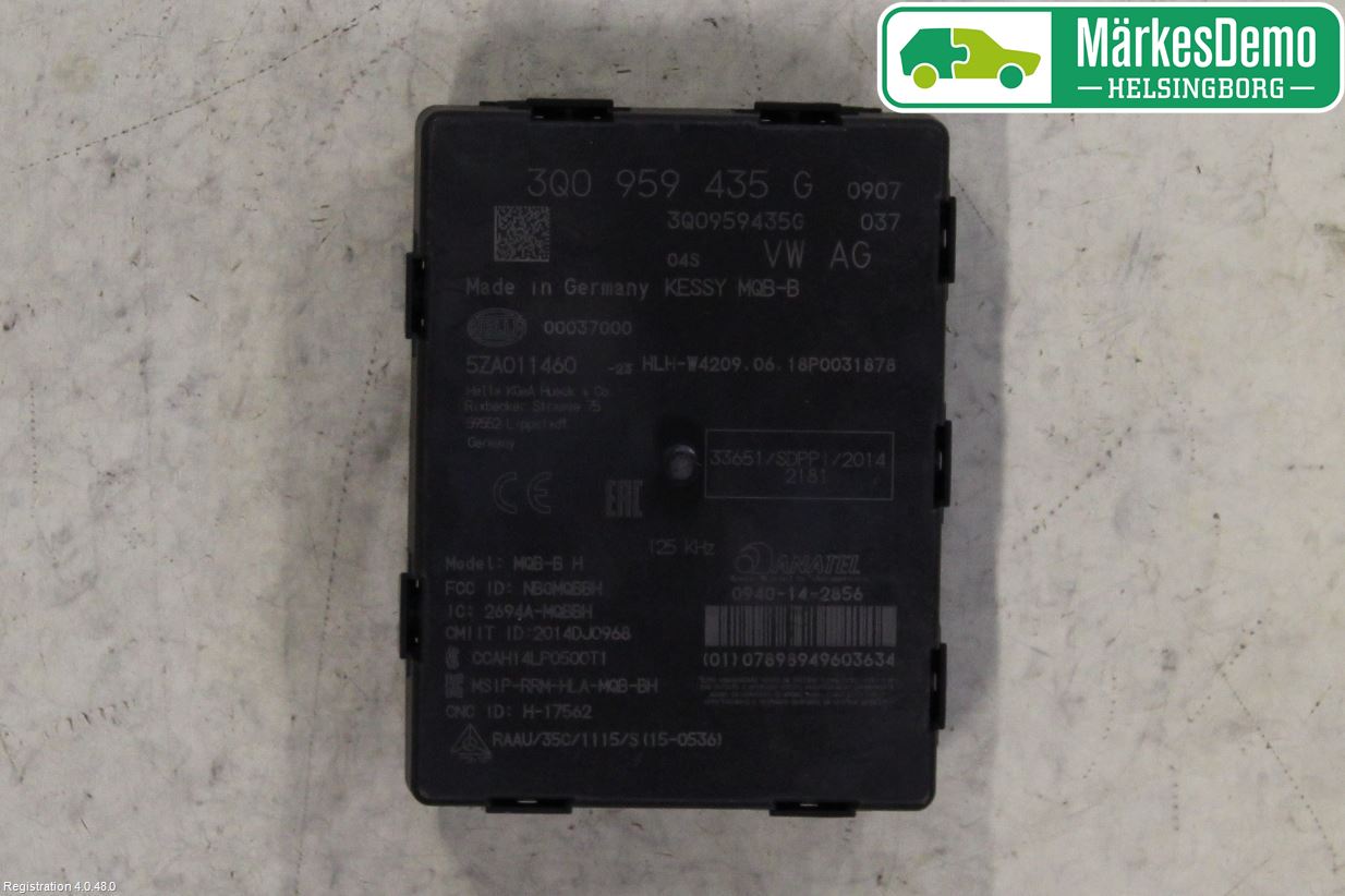 Skoda KODIAQ 17-24 Styrenhet Nyckellöst System