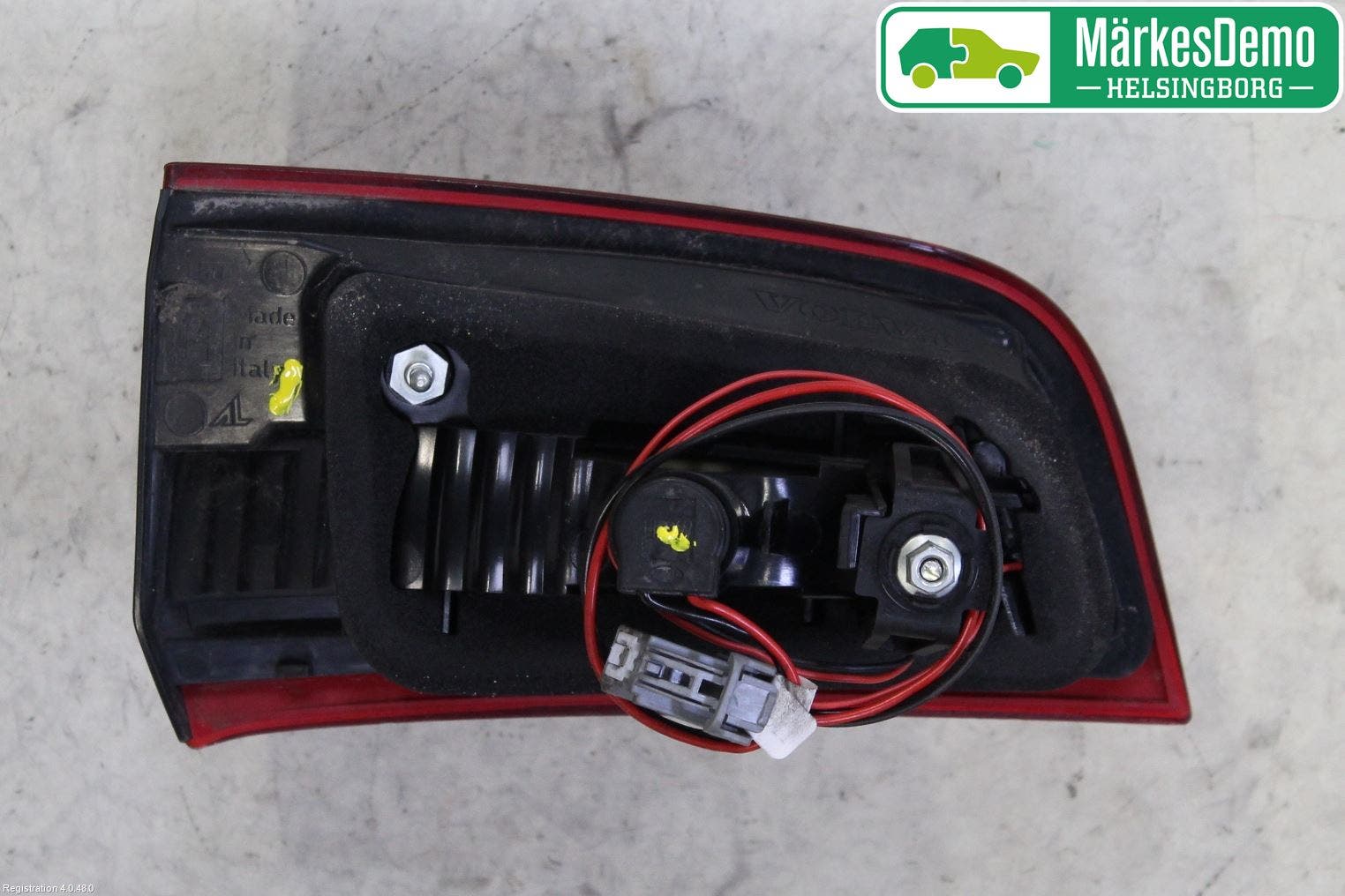 Volvo S60 11-13 Bakljus Lucka Hö