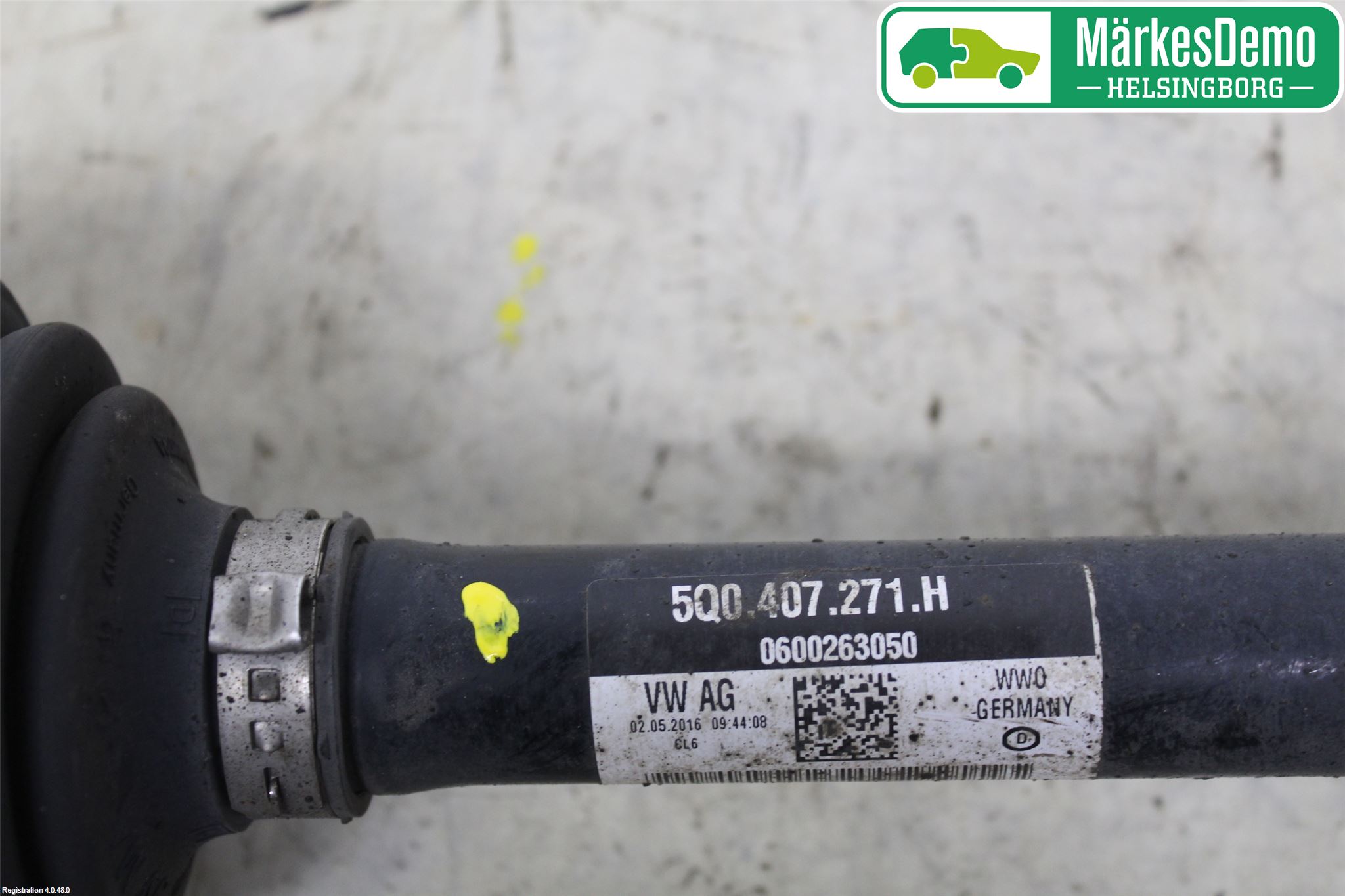 Audi A3/S3 8V 13-20 Drivaxel Fram Vänster