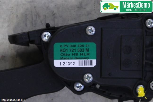 Skoda FABIA 07-14 Gaspedal