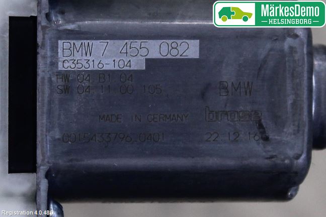 BMW 5 G30/G31/F90 17-23 Fönsterhissmotor