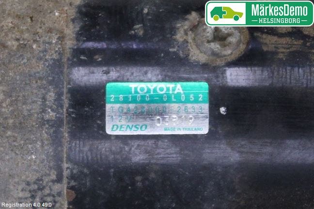 Toyota HILUX 05-16 Startmotor Diesel