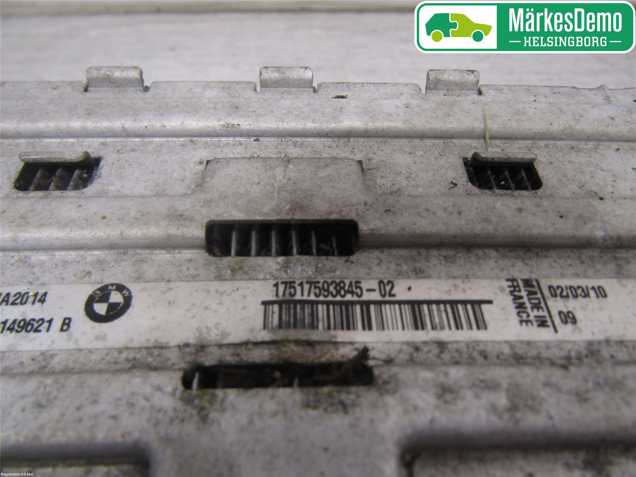 BMW X3 F25 10-17 Laddluft-Intercooler Kyl